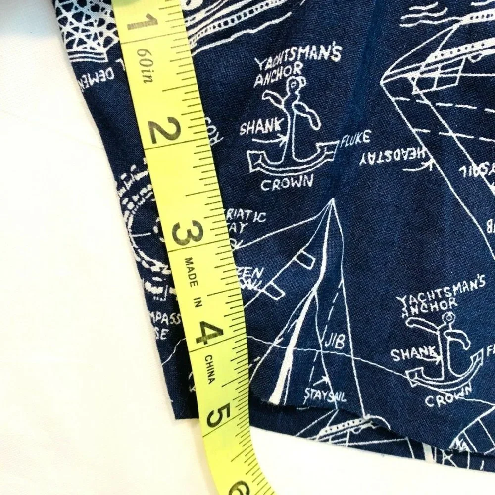 Vtg Stephen Williams Swim Trunks Board Shorts Print Mesh Brief Lined L Navy NWOT